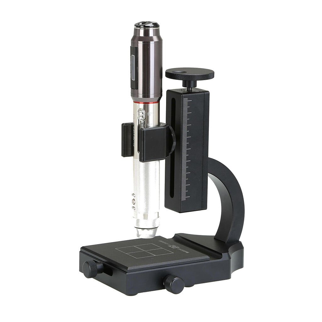 Smart G-Scope SGS-H100 USB microscope mounted on its inspection stand