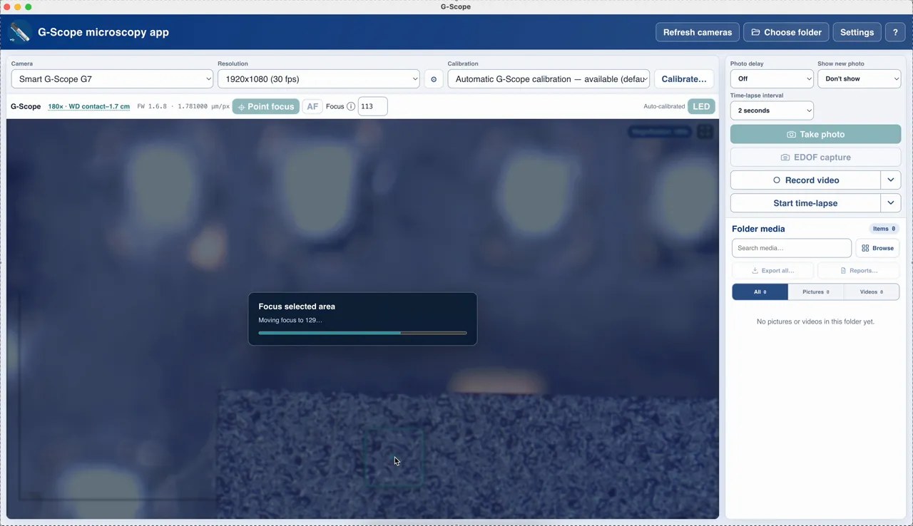 G-Scope Desktop demonstration